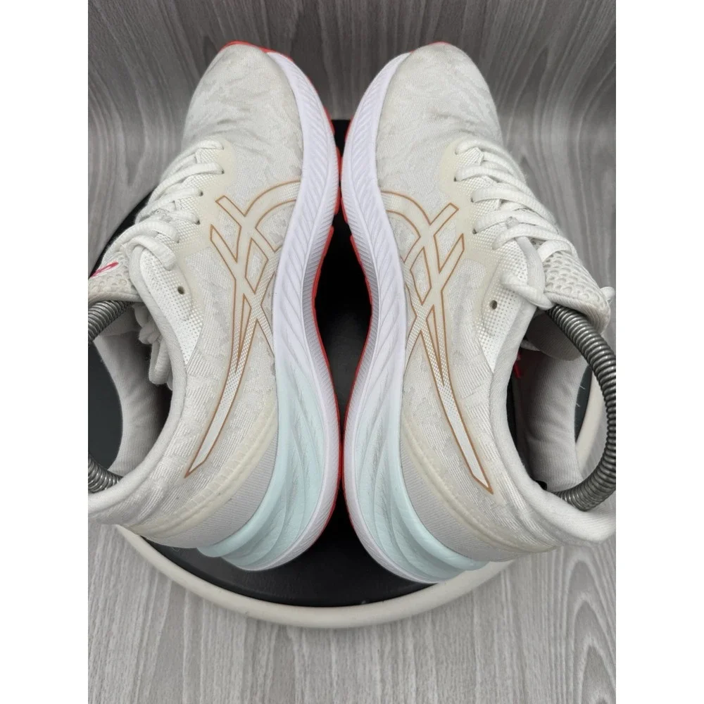 ASICS GEL-EXCITE 8 Twist Womens Size 9 White Running Shoes Sneakers 1012B085